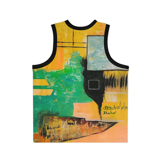[Abstract World] Basketball Jersey (AOP)