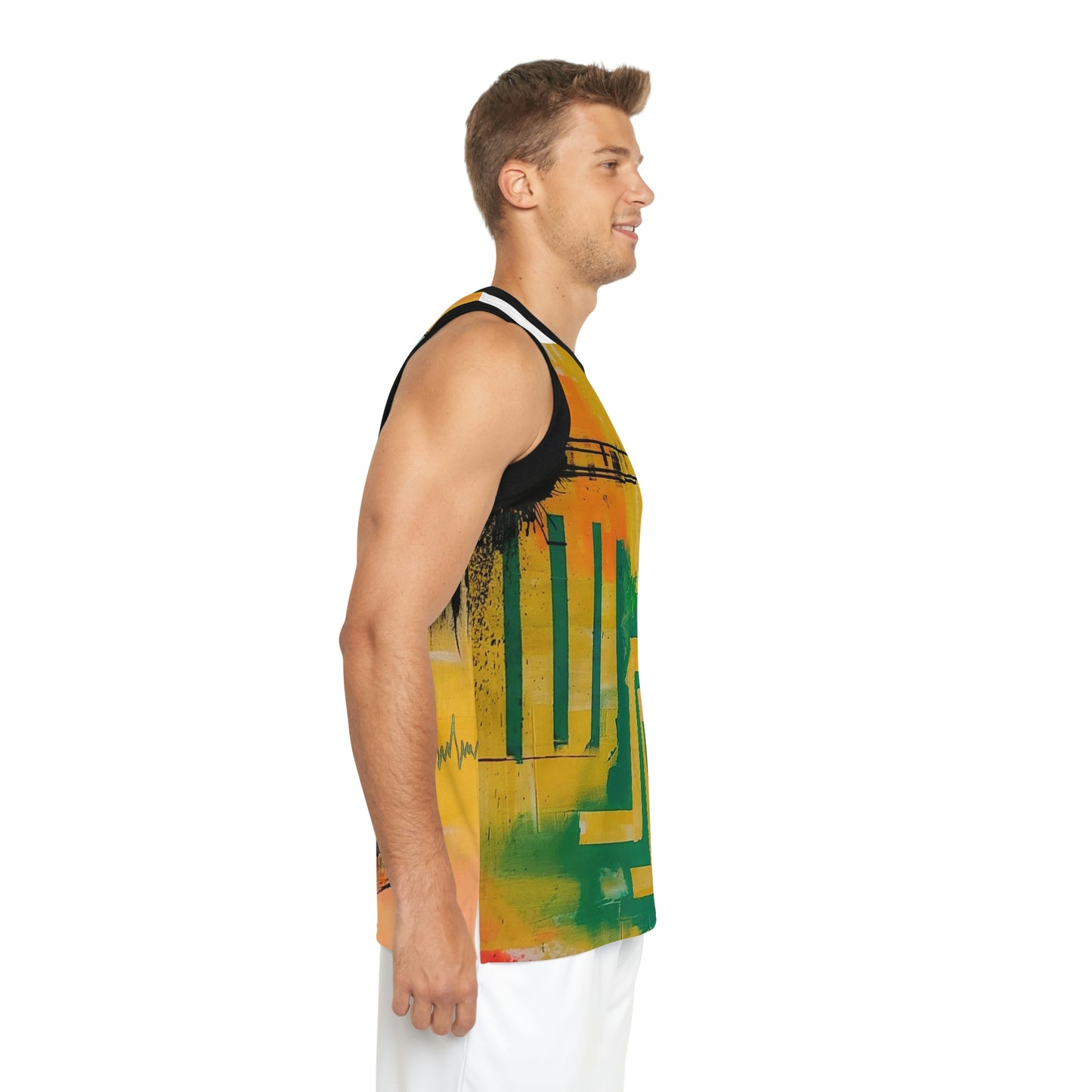 [Abstract World] Basketball Jersey (AOP)