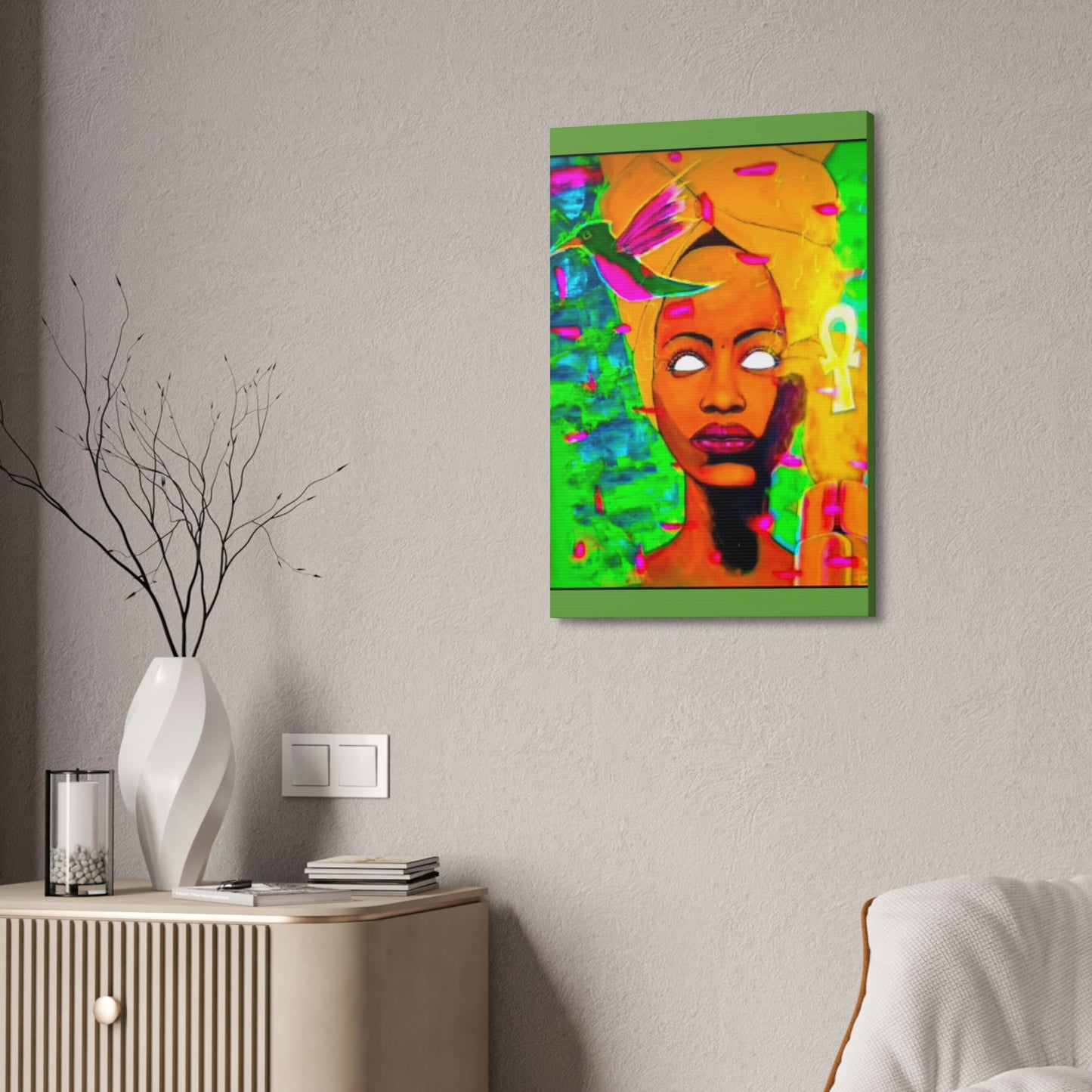 [Queen Badu] Canvas Stretched, 1.5''