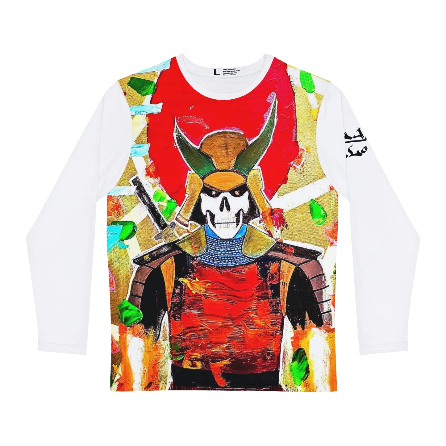 [Samurai Skull] vgMen's Long Sleeve Shirt (AOP)