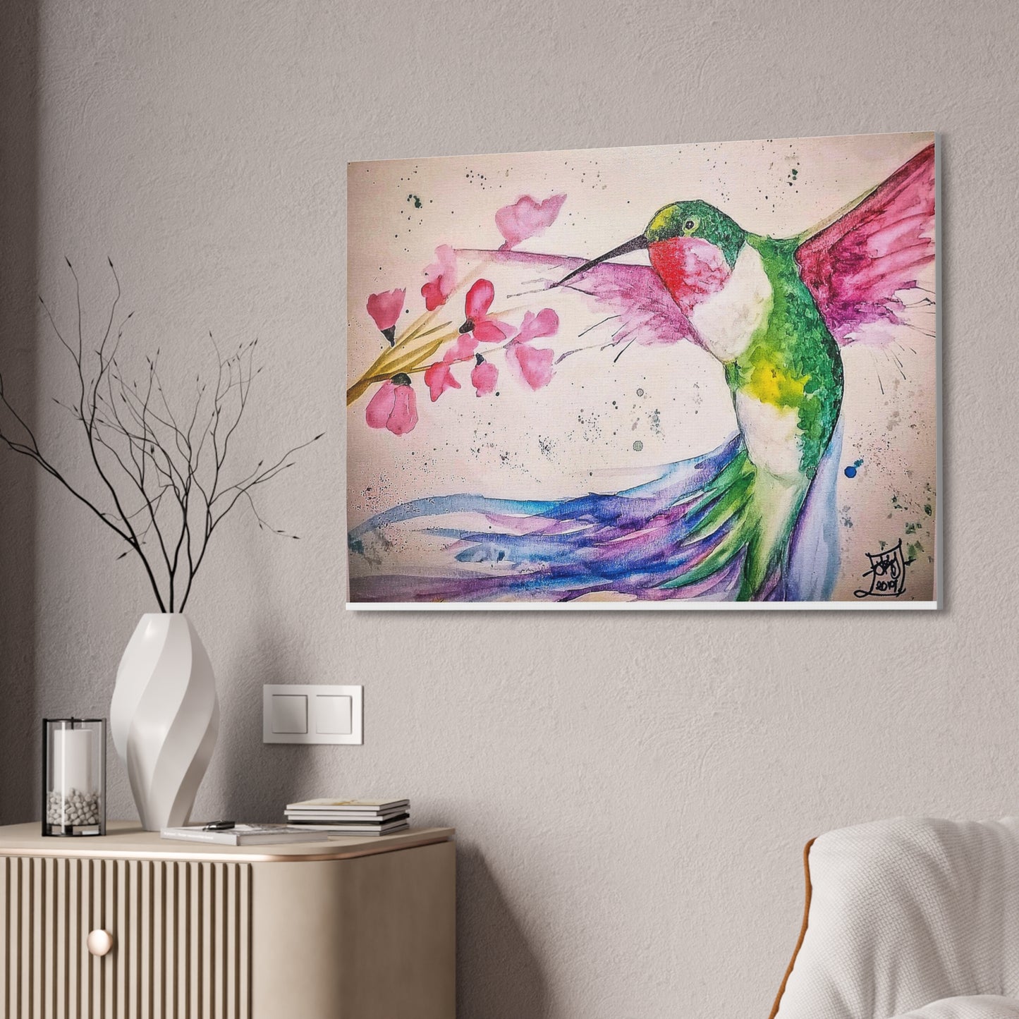 Copy of [Hummingbird] Canvas Stretched, 1.5''