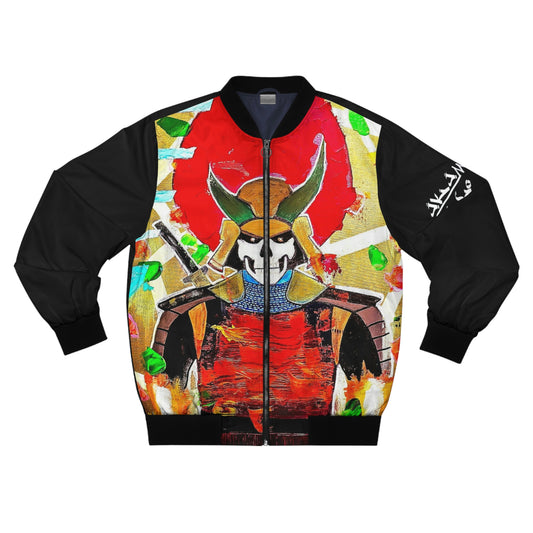 [Samurai Skull] Men's Bomber Jacket (AOP)