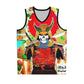 [Samurai Skull] Basketball Jersey (AOP)