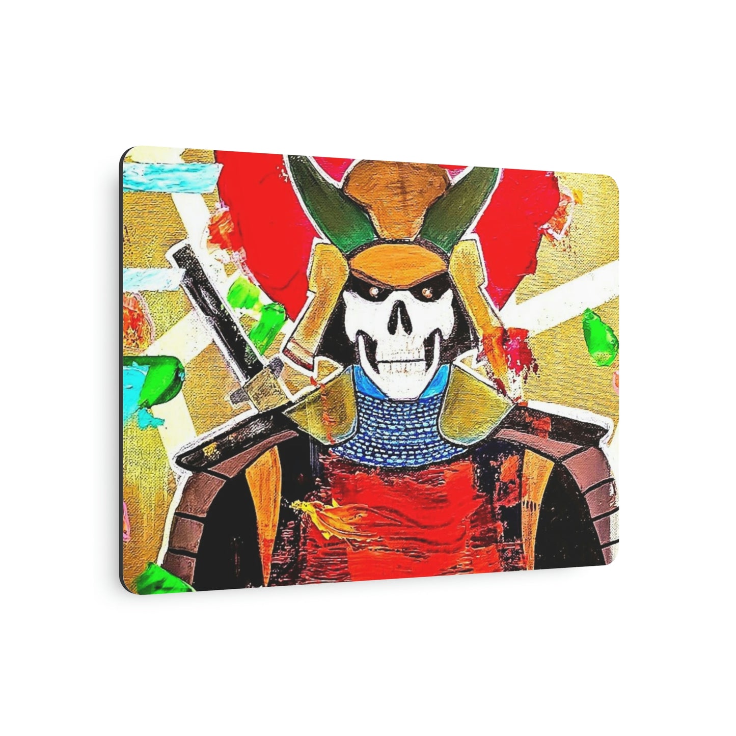 [Samurai Skull] Metal Art Sign