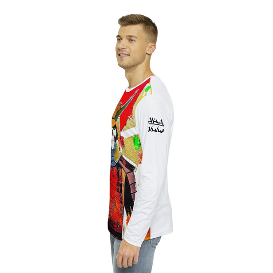 [Samurai Skull] vgMen's Long Sleeve Shirt (AOP)