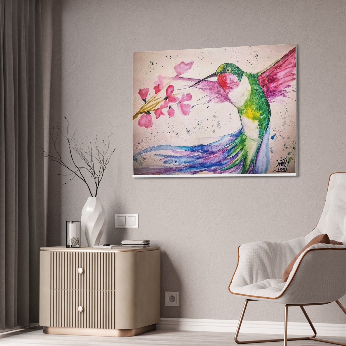 Copy of [Hummingbird] Canvas Stretched, 1.5''