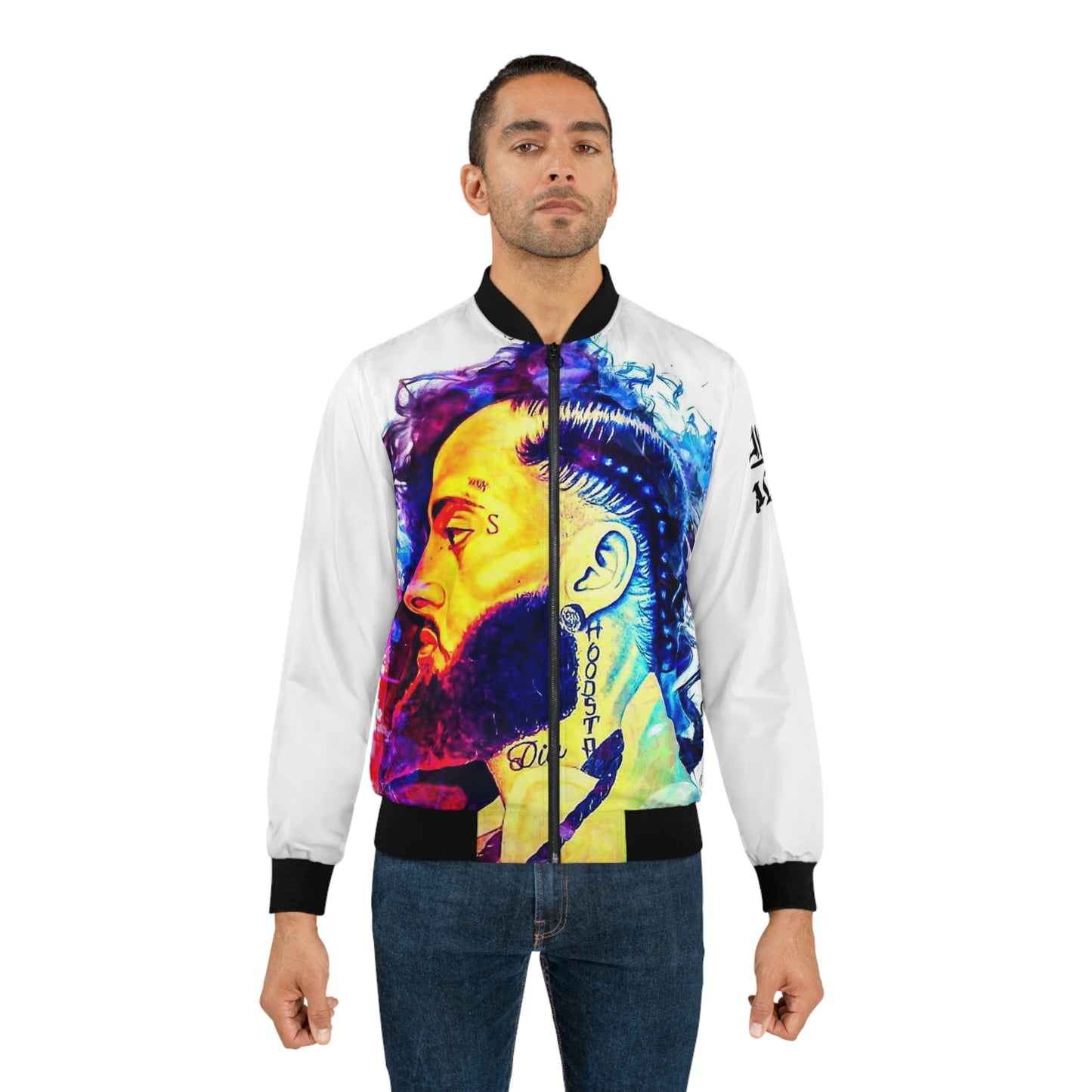 [Nip/smoke] Men's Bomber Jacket (AOP)