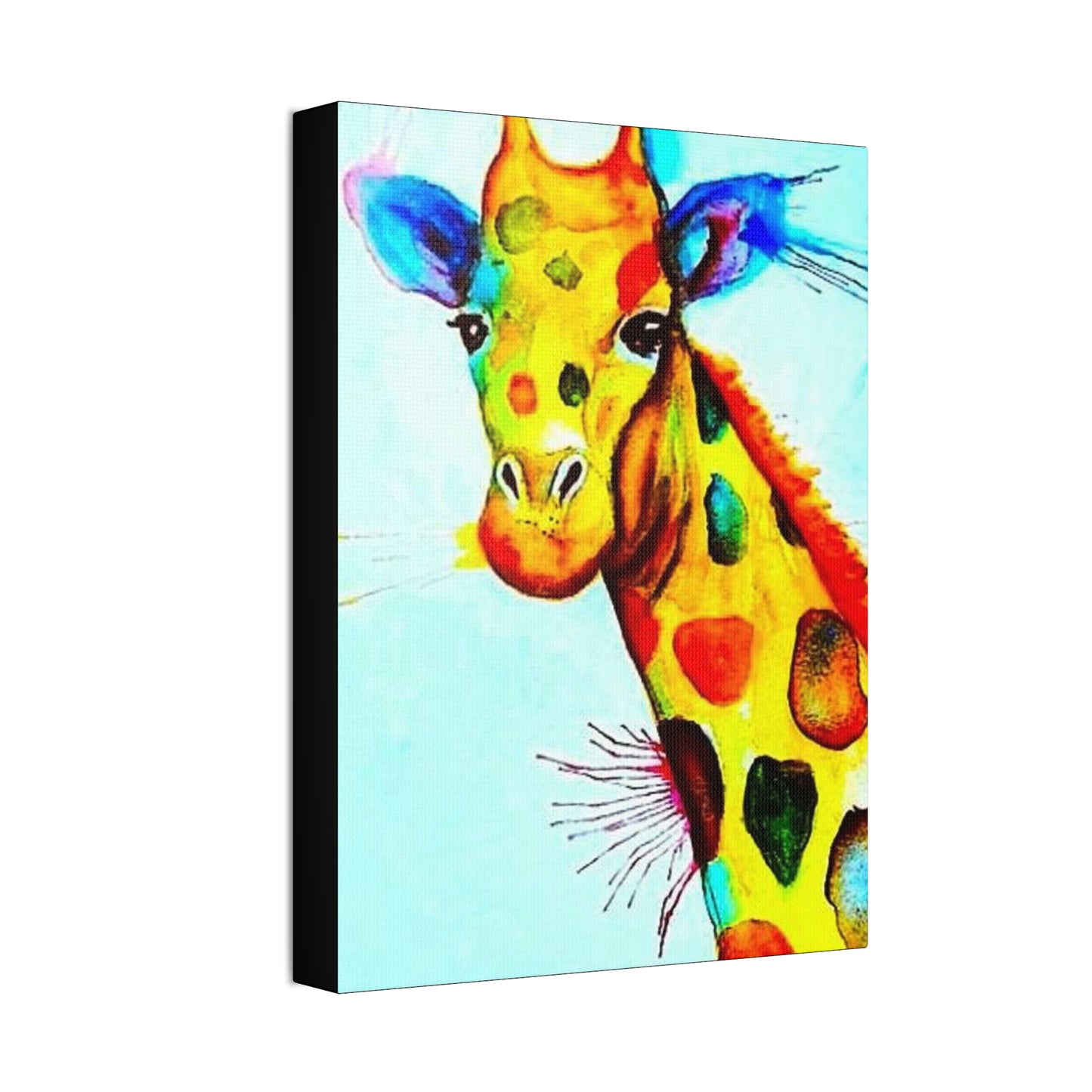 [Watercolor Giraffe] Canvas Stretched, 1.5''