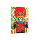 [Samurai Skull] Metal Art Sign