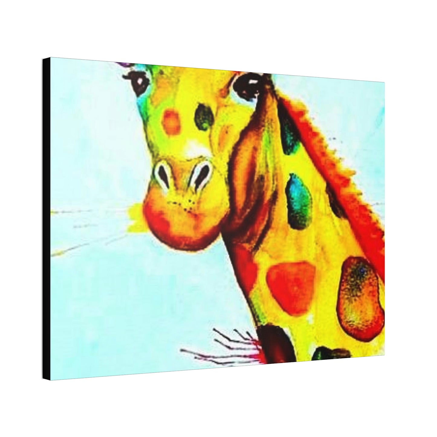 [Watercolor Giraffe] Canvas Stretched, 1.5''
