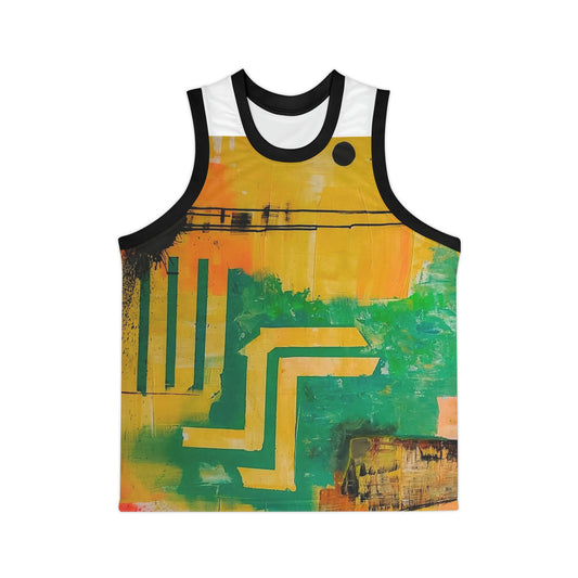 [Abstract World] Basketball Jersey (AOP)