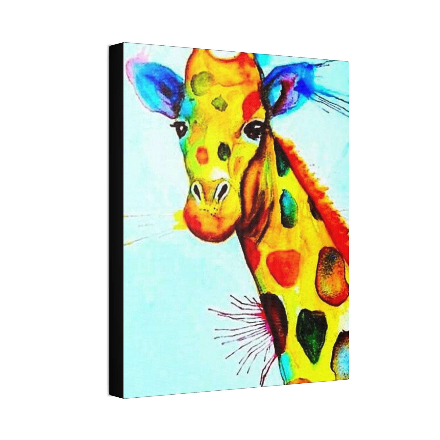 [Watercolor Giraffe] Canvas Stretched, 1.5''