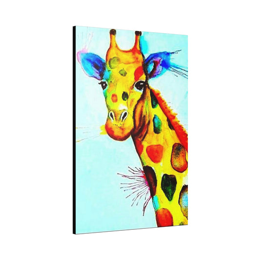 [Watercolor Giraffe] Canvas Stretched, 1.5''