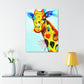 [Watercolor Giraffe] Canvas Stretched, 1.5''